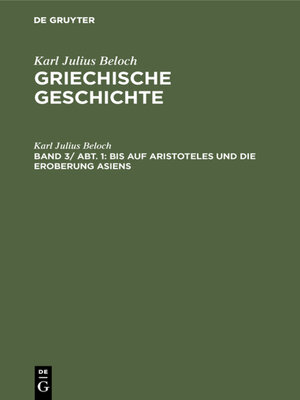 cover image of Bis auf Aristoteles und die Eroberung Asiens